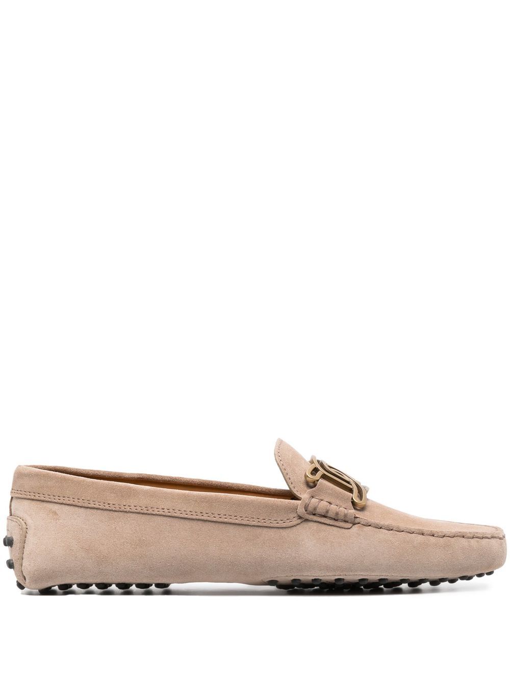 Tod's Kate Gommino 绒面皮乐福鞋 - 中性色