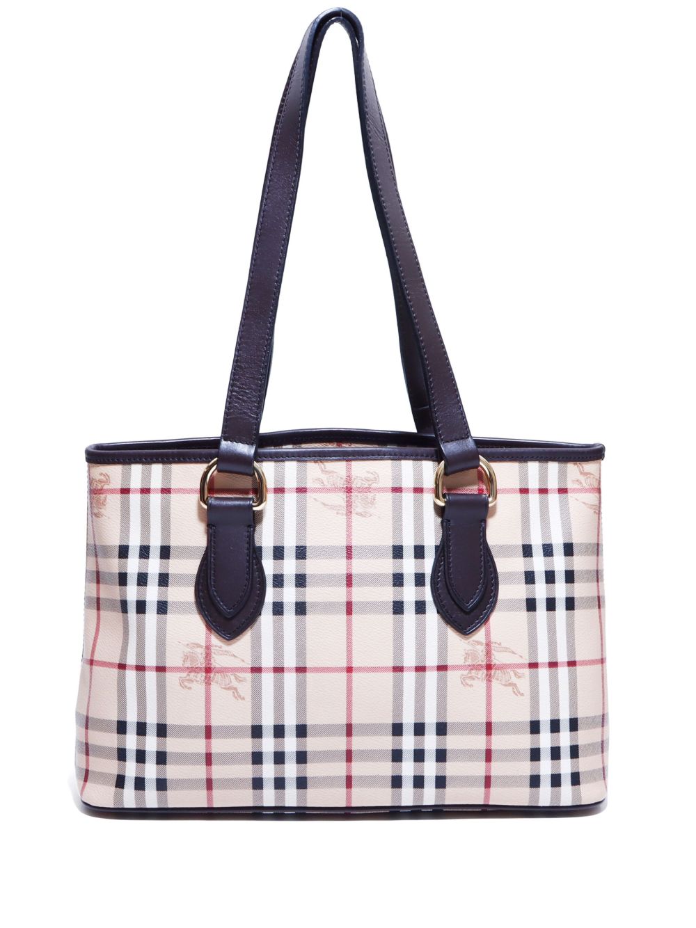 Burberry Pre-Owned House Check 手提包（典藏款） - 中性色