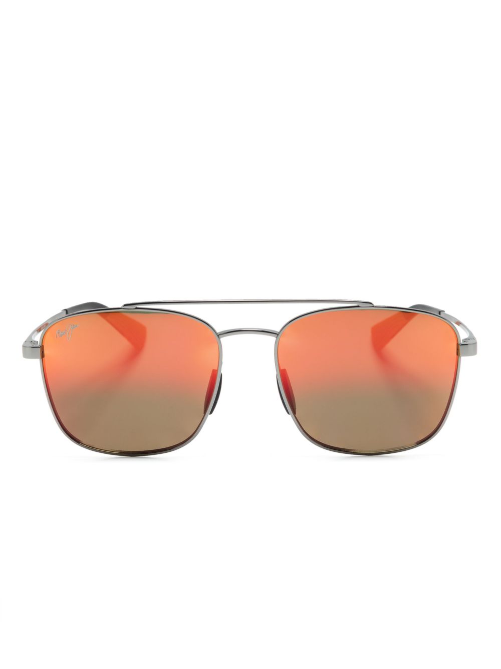 Maui Jim 飞行员镜框太阳眼镜 - 橘色