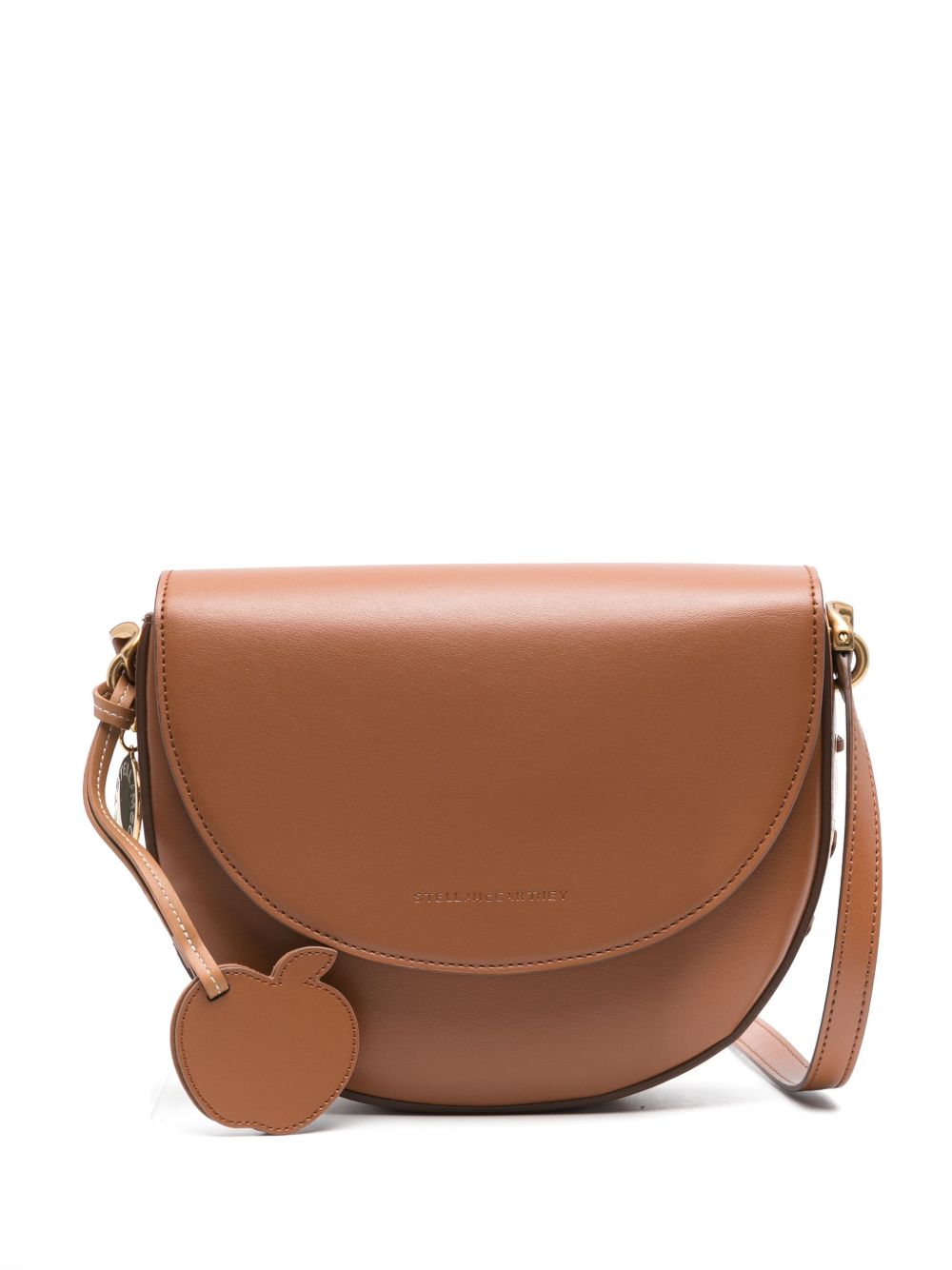 Stella McCartney Frayme Whipstitch 斜挎包 - 褐色