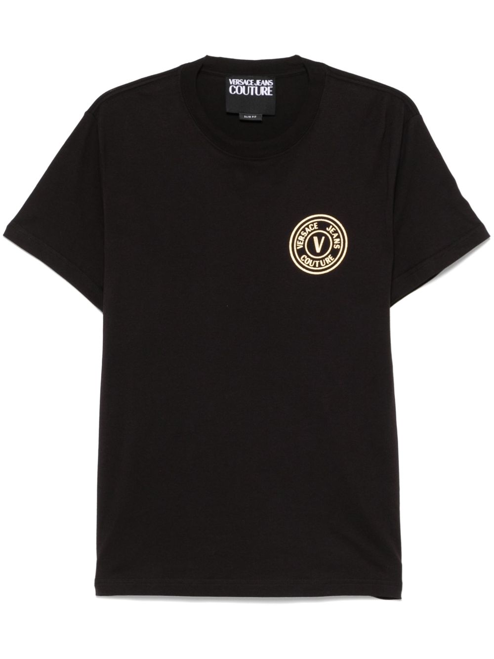 Versace Jeans Couture logo印花T恤 - 黑色