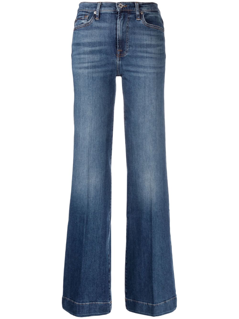 7 For All Mankind Modern Dojo 喇叭牛仔裤 - 蓝色