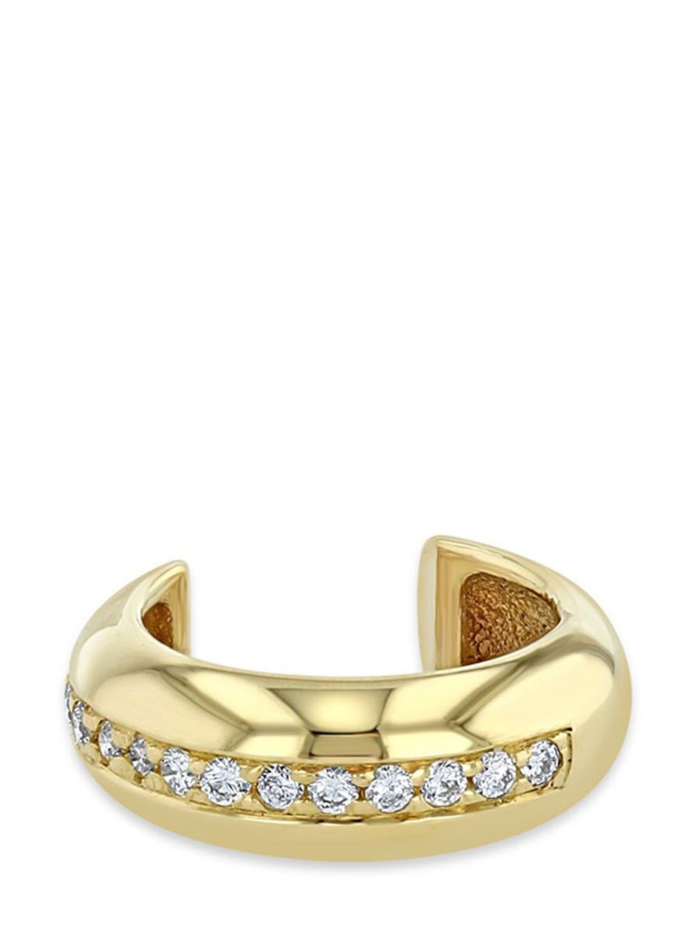 Zoë Chicco 14K黄金钻石耳骨夹 - 金色