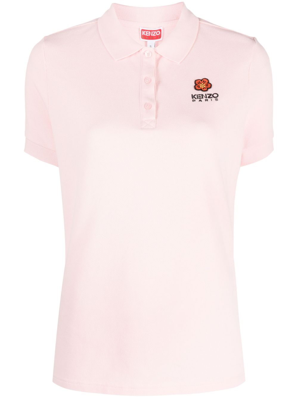 Kenzo Boke Flower 珠地布polo衫 - 粉色
