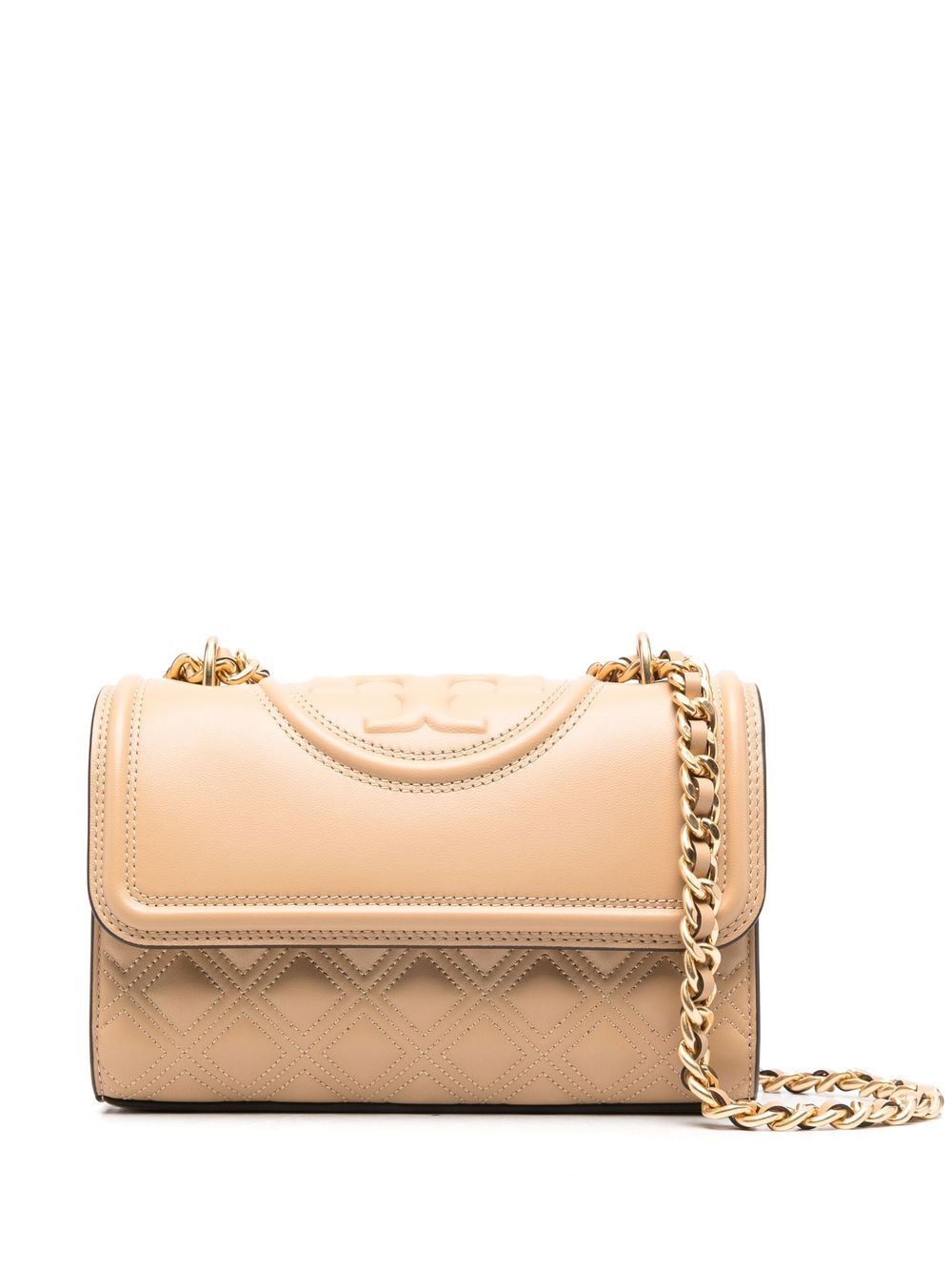 Tory Burch Fleming 小号两用单肩包 - 中性色