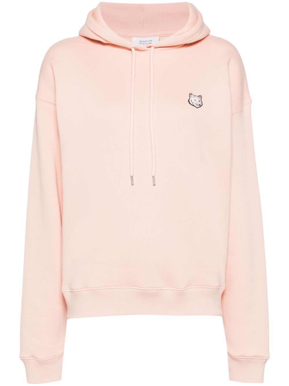 Maison Kitsuné Bold Fox Head 贴花连帽衫 - 粉色