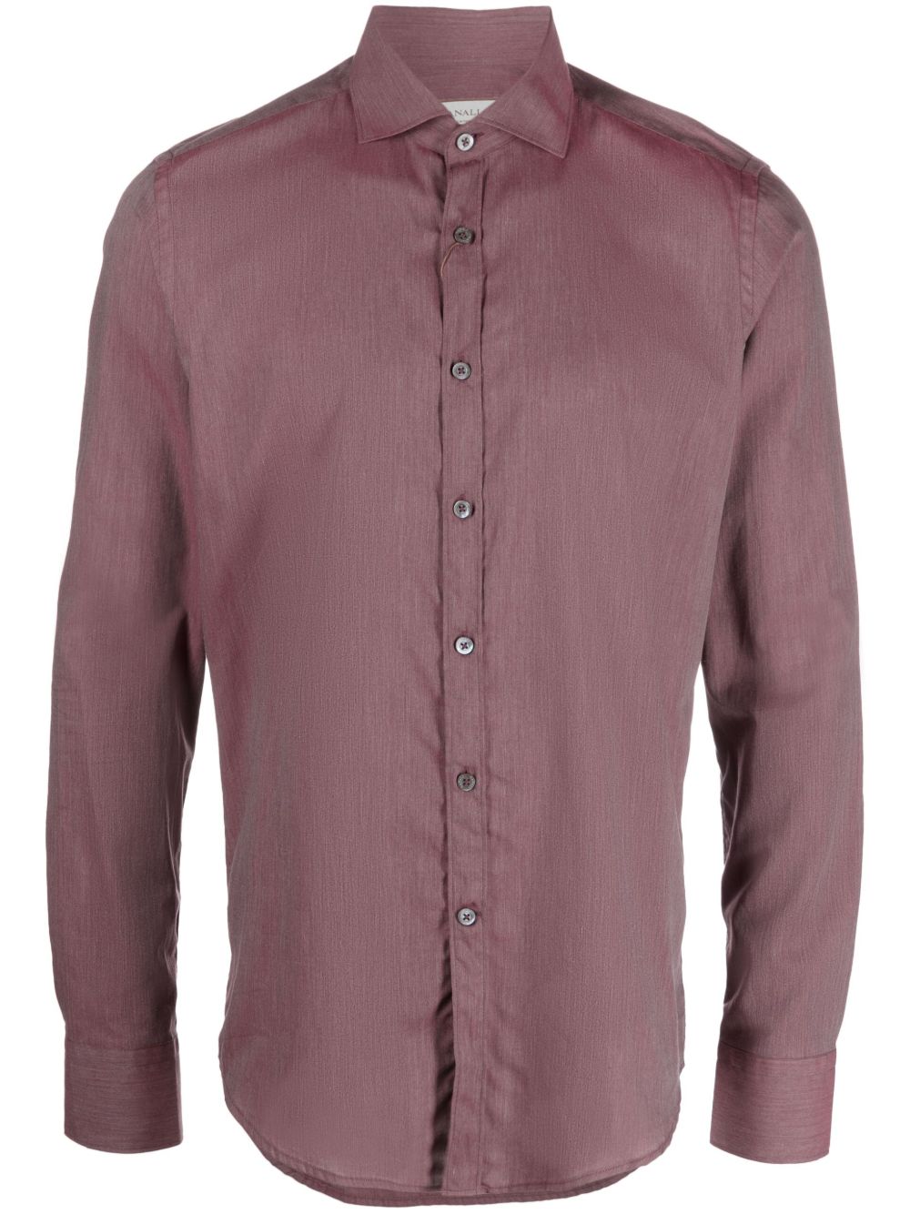 Canali 长袖衬衫 - 紫色