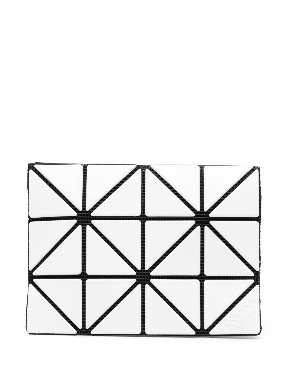 Bao Bao Issey Miyake 亮面几何图案设计卡夹 - 白色