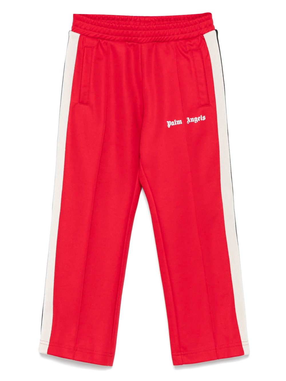 Palm Angels Kids logo印花运动裤 - 红色