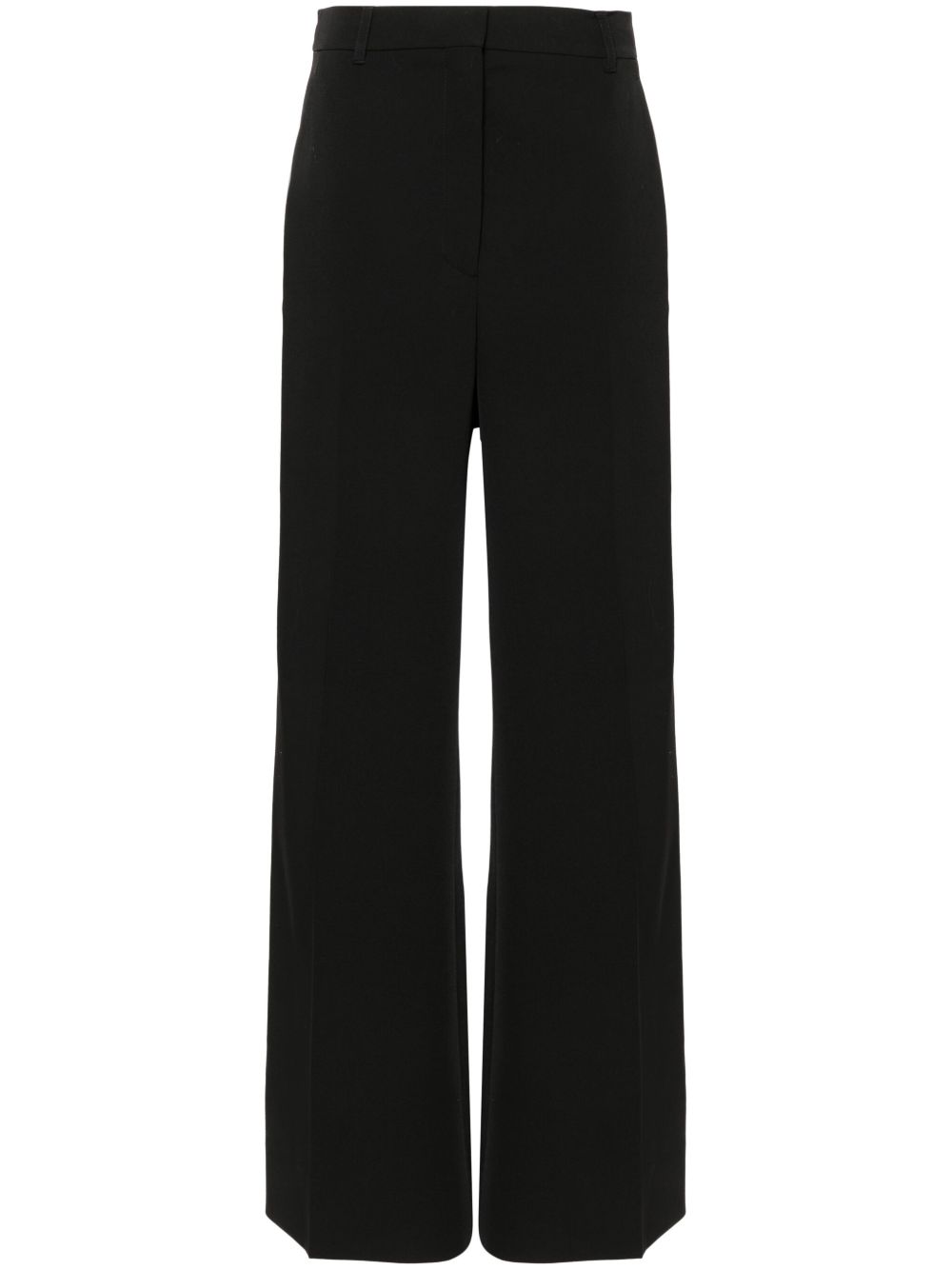 Stella McCartney 高腰羊毛喇叭裤 - 黑色