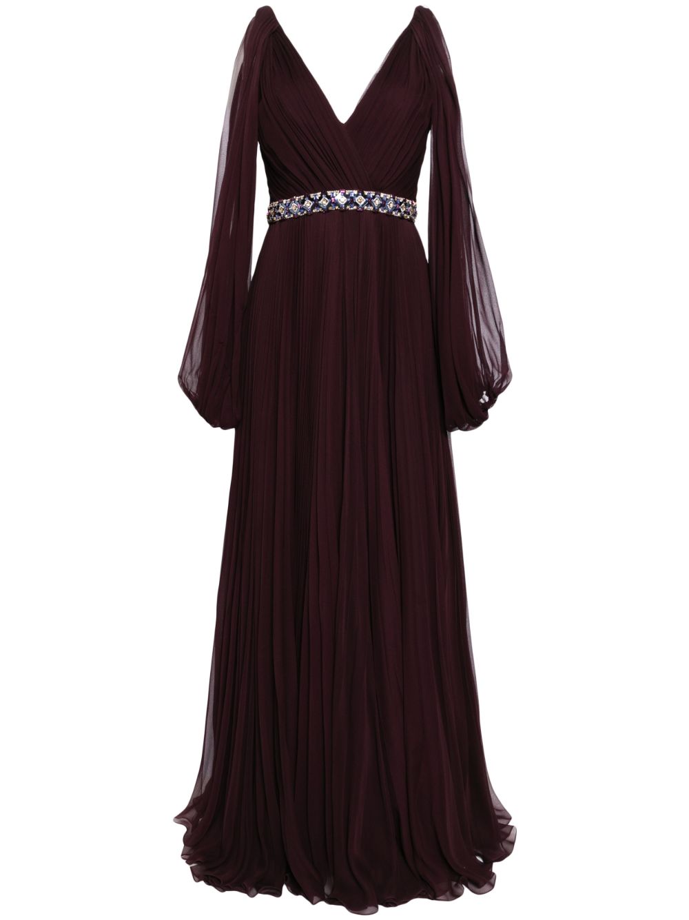 Jenny Packham Rapture 露肩礼服 - 紫色