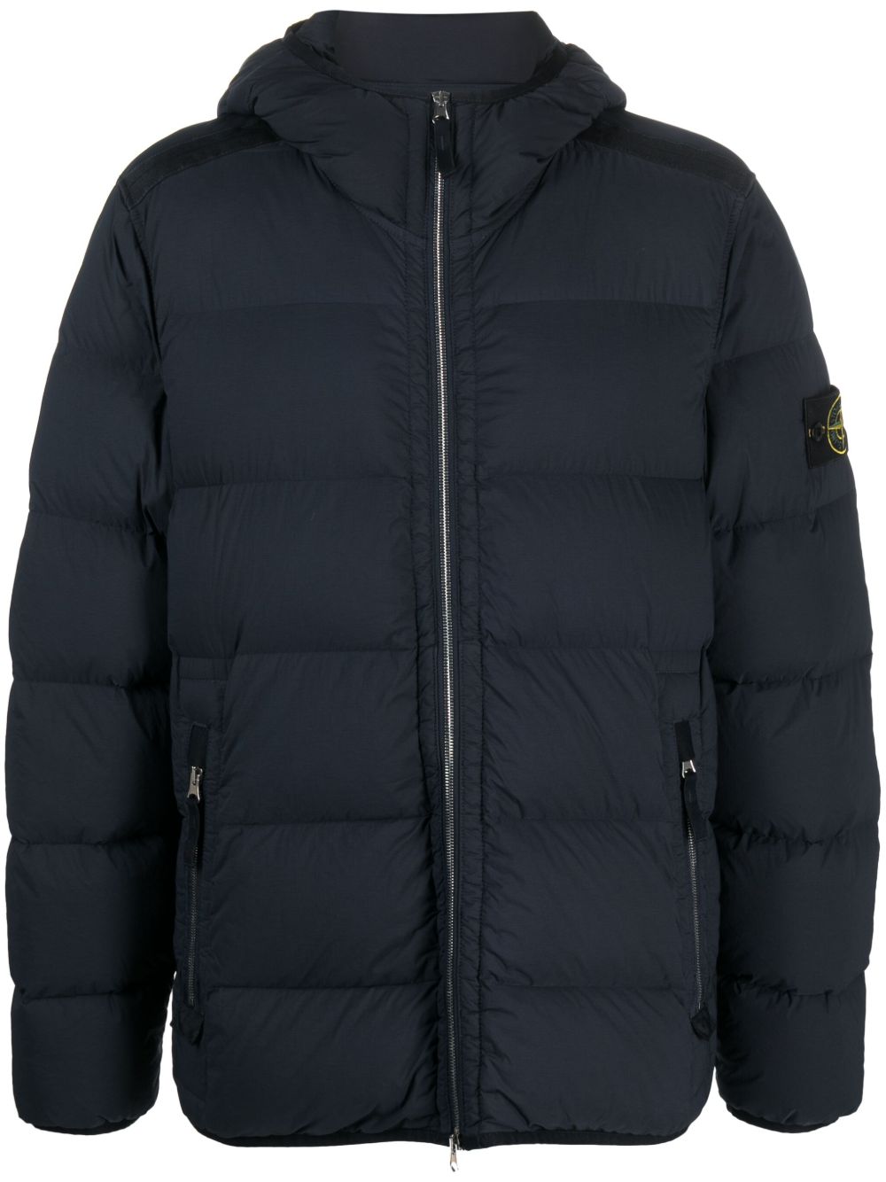 Stone Island Seamless Tunnel Down-TC 连帽夹克 - 蓝色