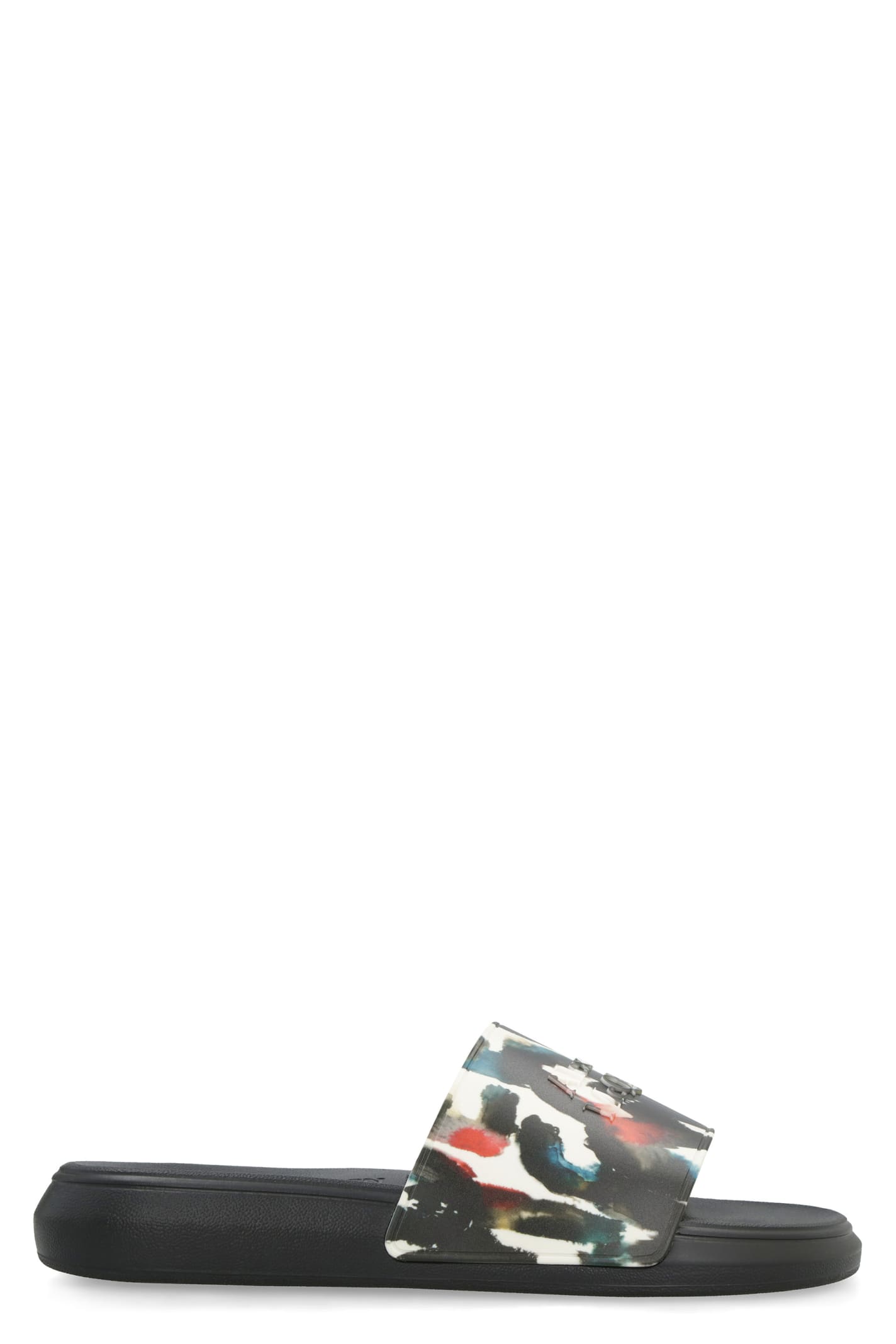 Alexander McQueen Printed Rubber Slides