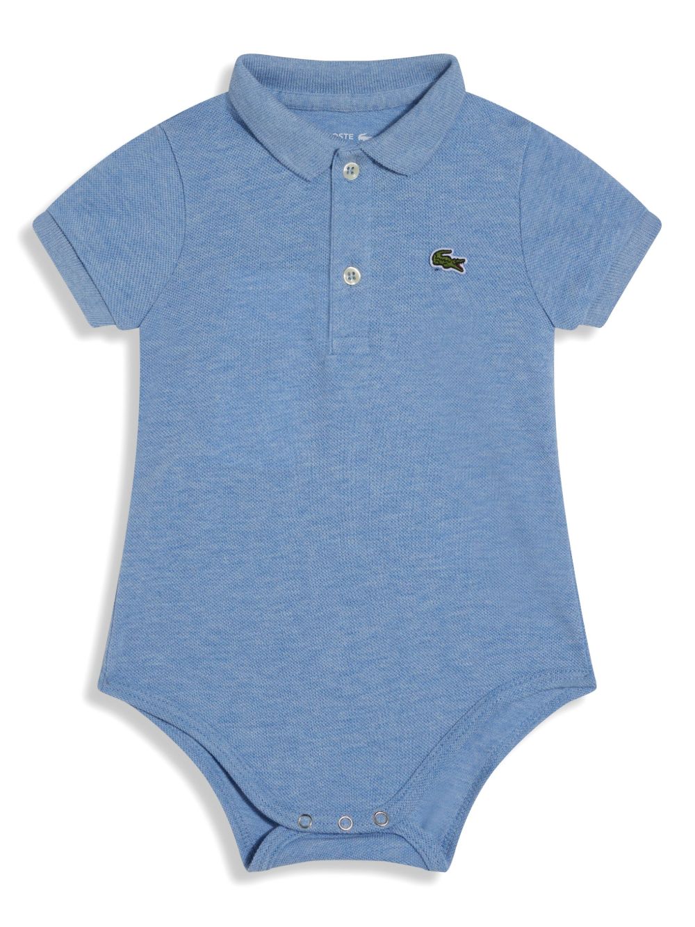 Lacoste logo刺绣连体衣 - 蓝色