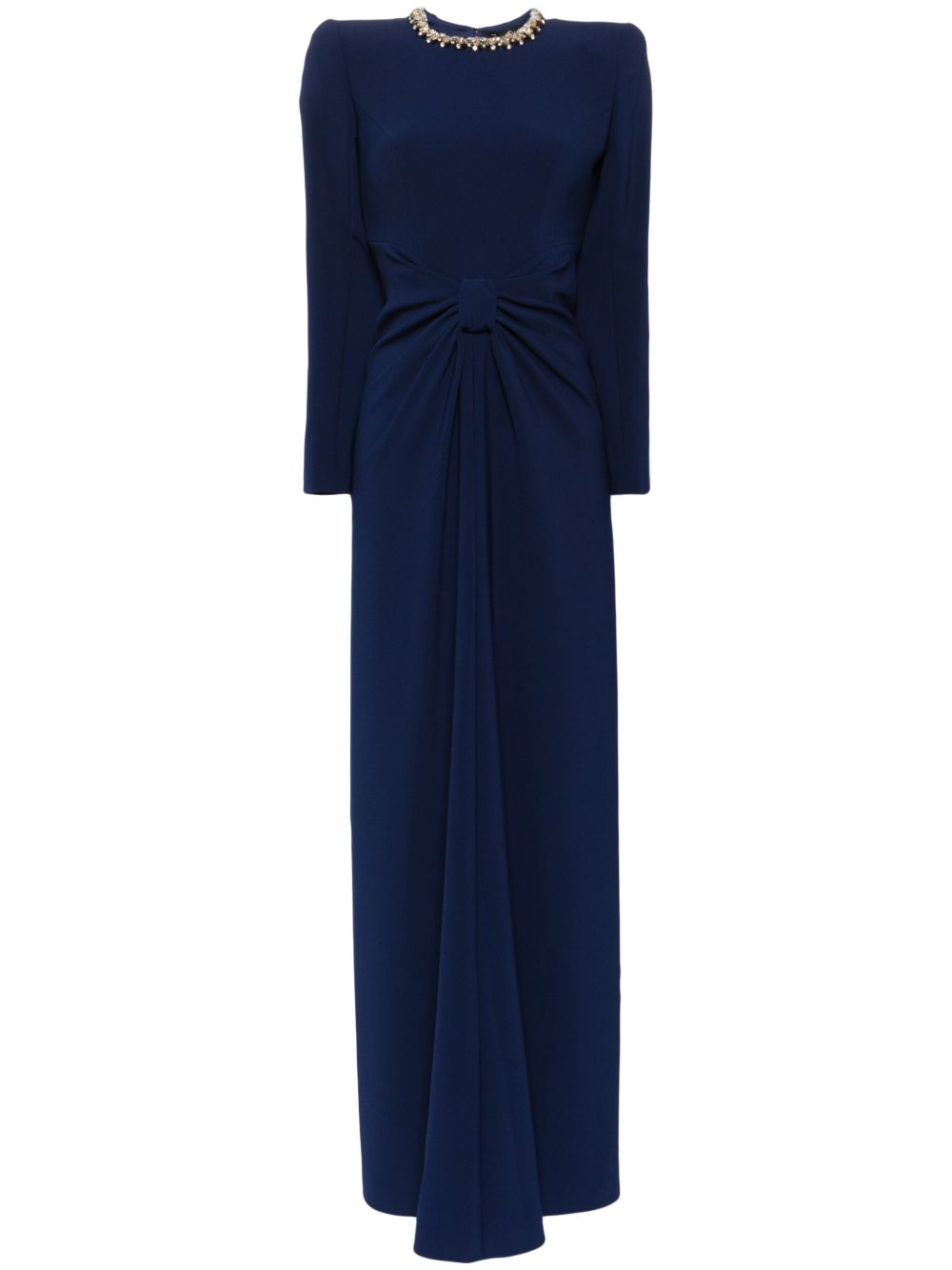 Jenny Packham Sunday 缩褶礼服 - 蓝色