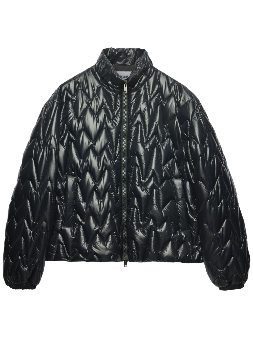 MSGM 绗缝填充夹克 - 黑色