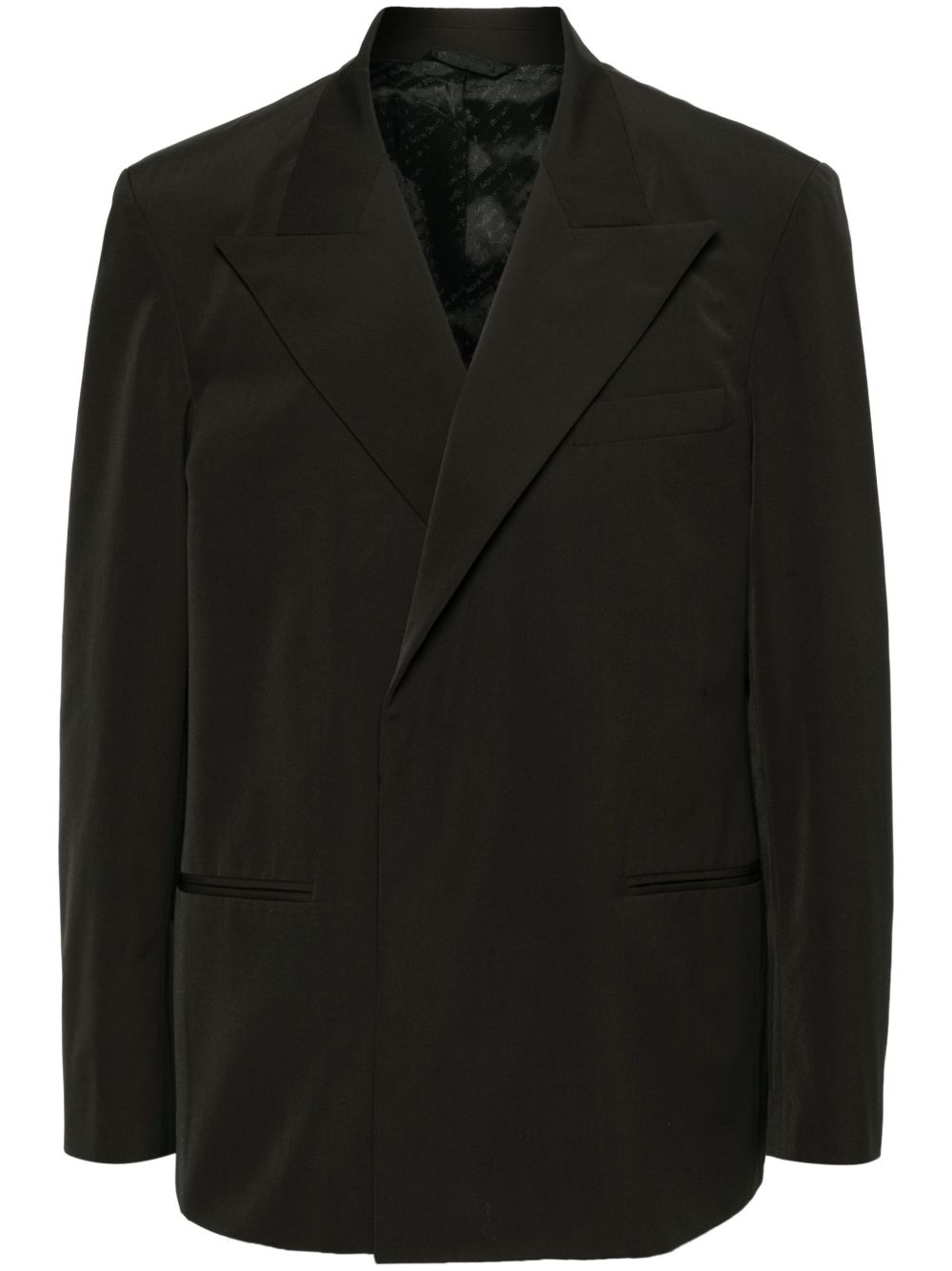 Acne Studios 双排扣西装夹克 - 褐色