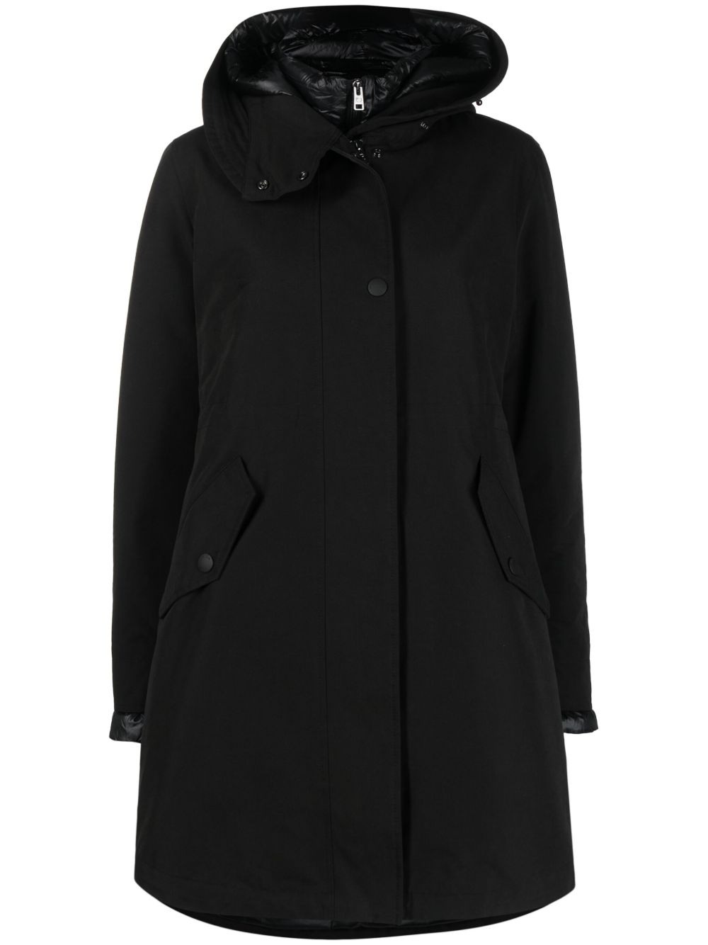 Woolrich 双面填充外套 - 黑色