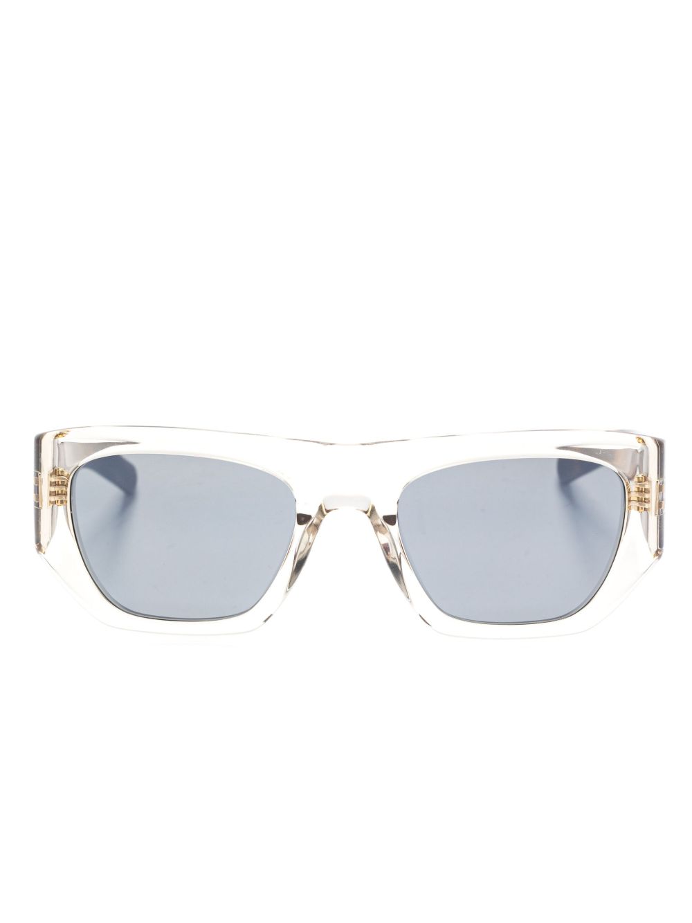 Saint Laurent 方框太阳眼镜 - 褐色