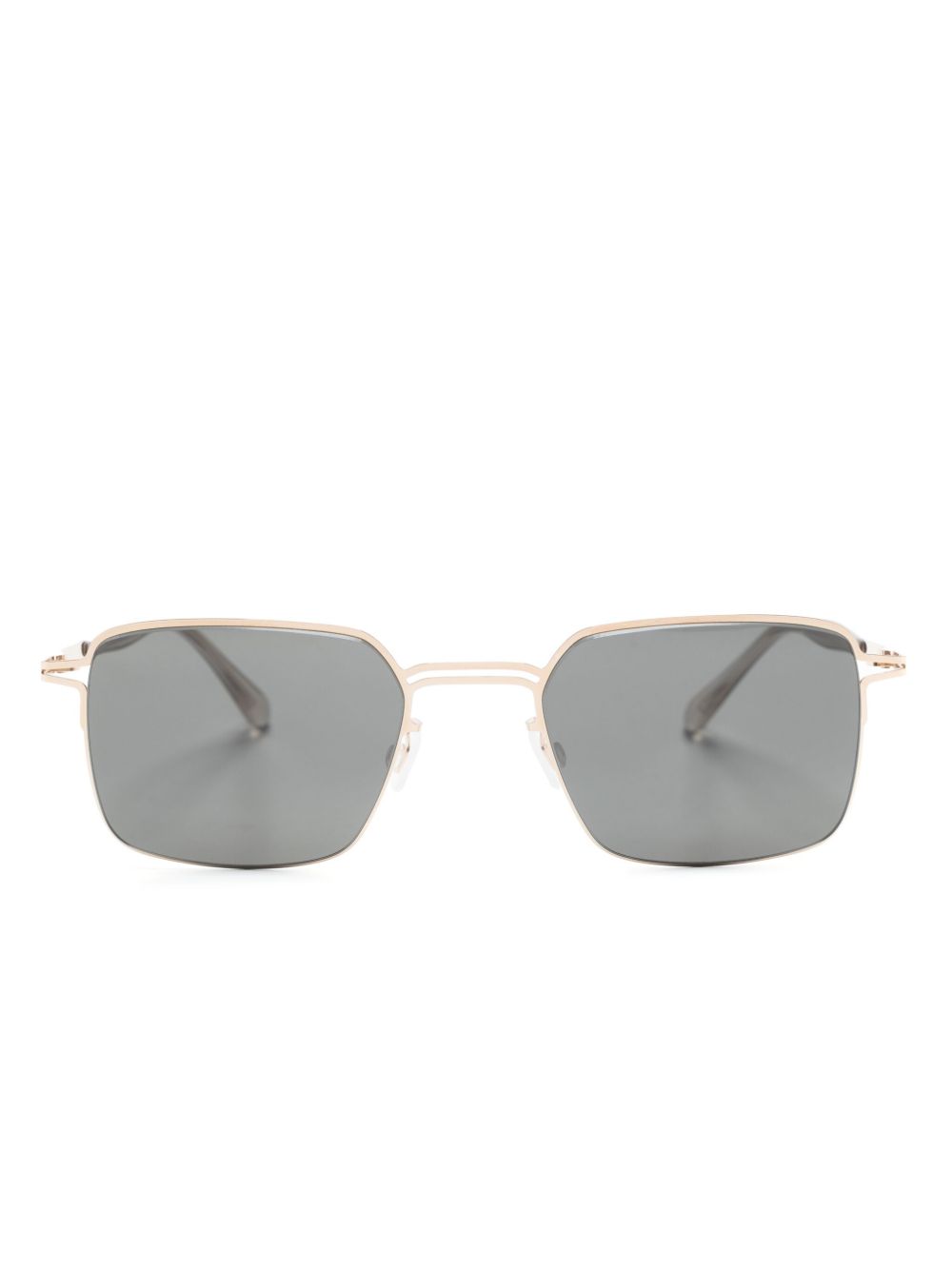Mykita Alcott 方框太阳眼镜 - 金色