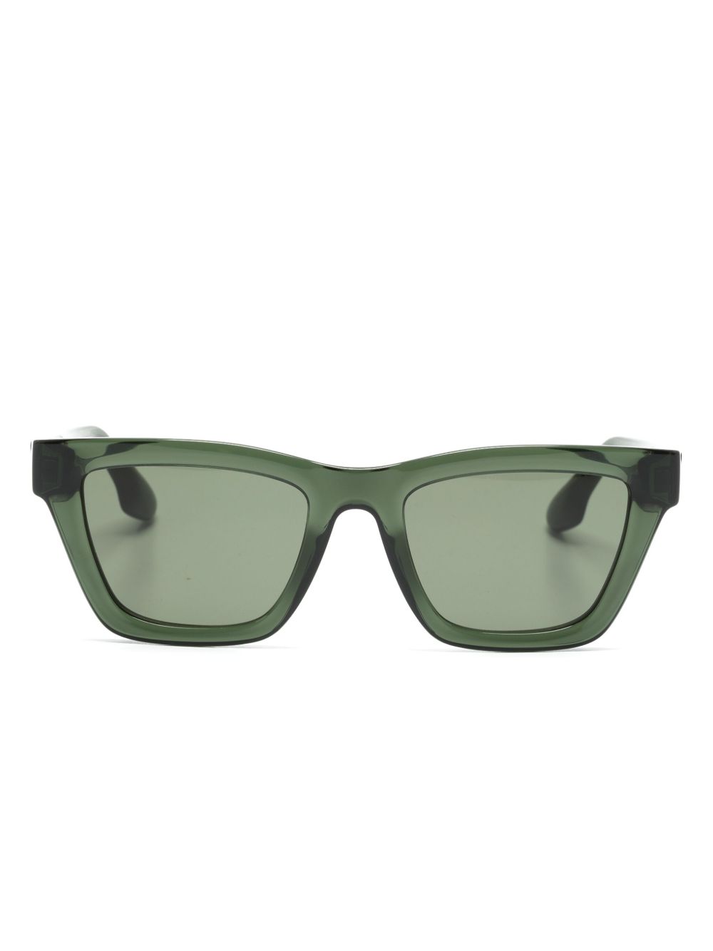 Victoria Beckham Eyewear Wayfarer 镜框太阳眼镜 - 绿色