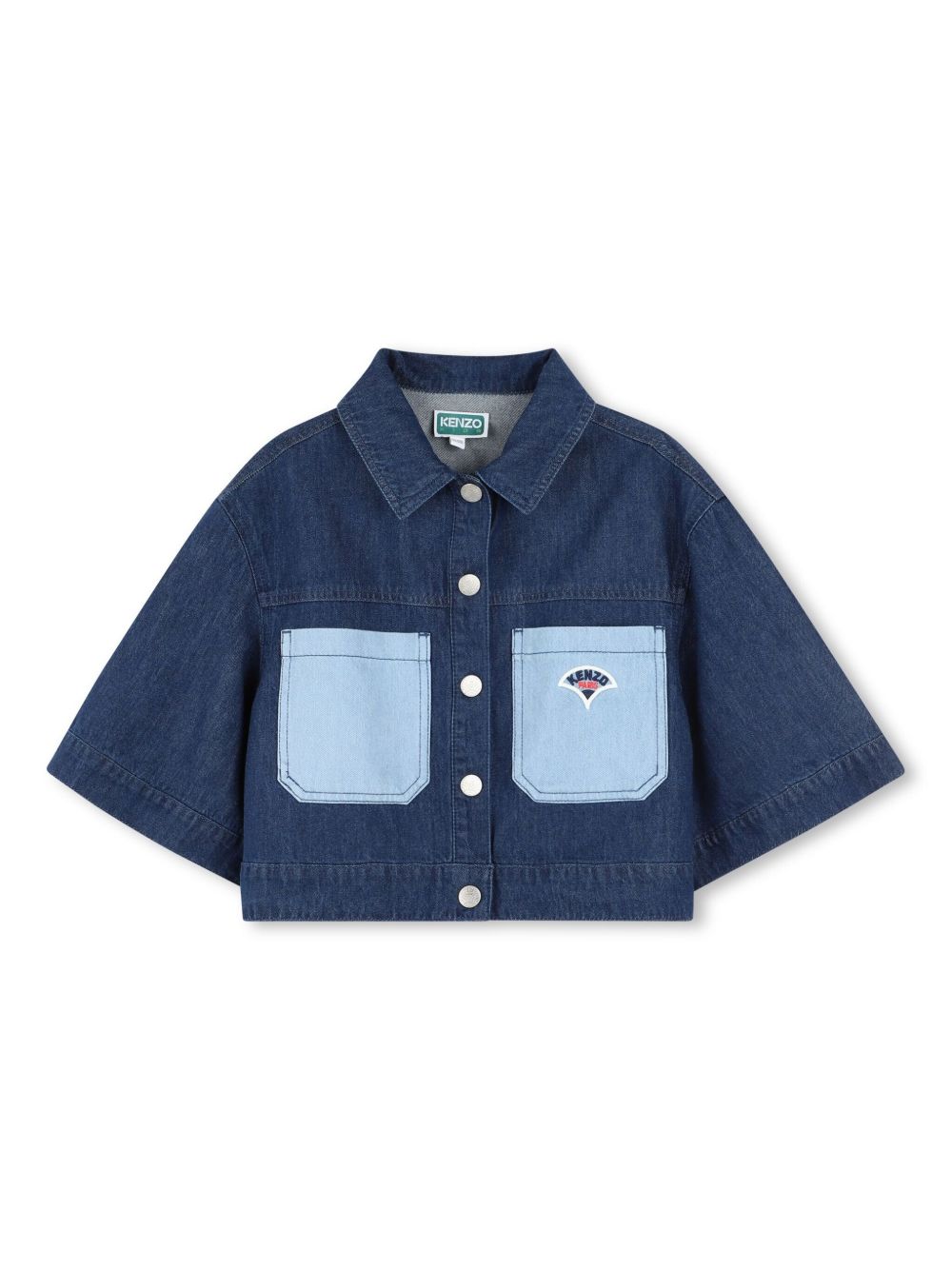 Kenzo Kids Boke Flower 牛仔夹克 - 蓝色