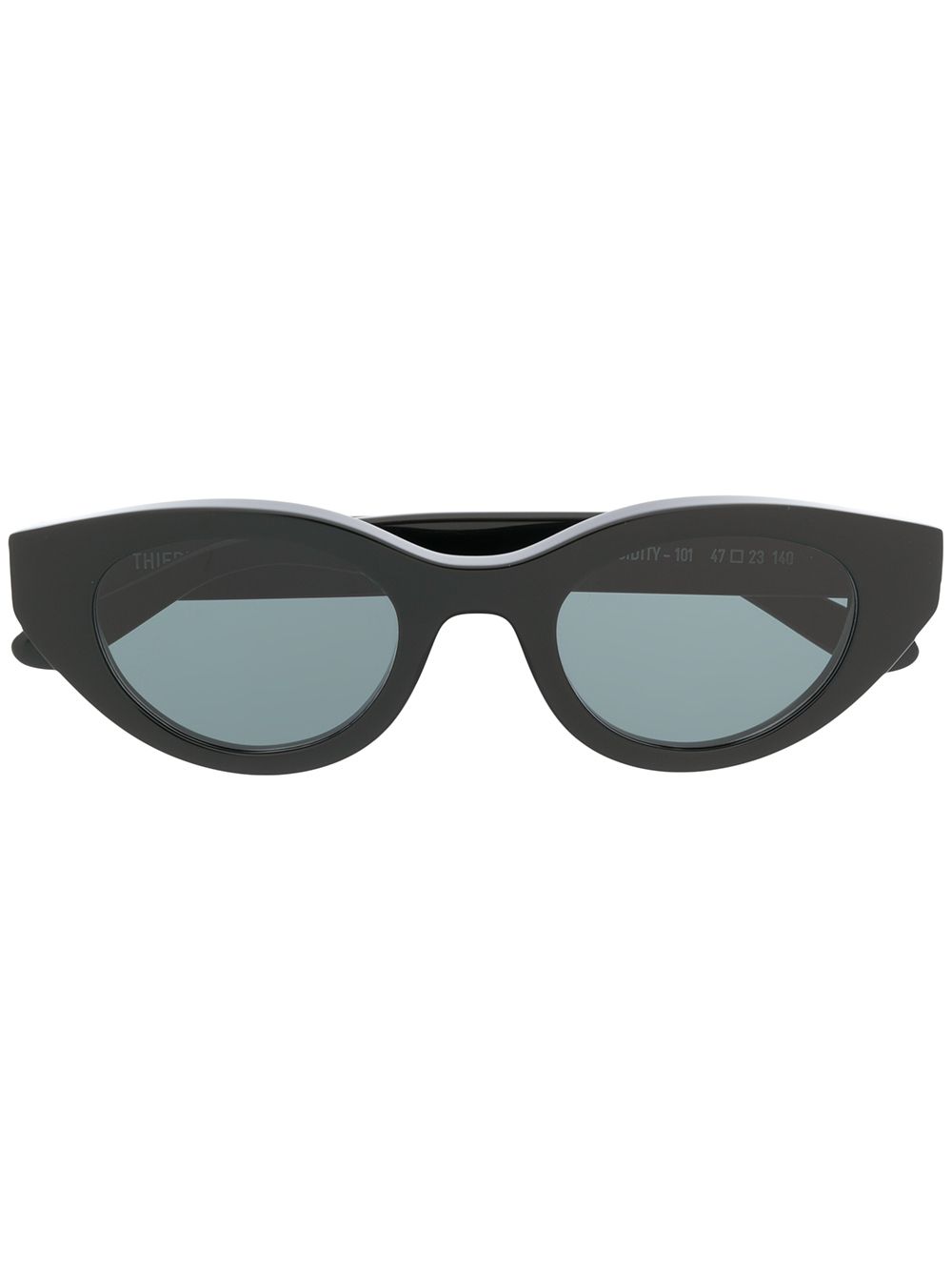 Thierry Lasry 猫眼框太阳眼镜 - 黑色