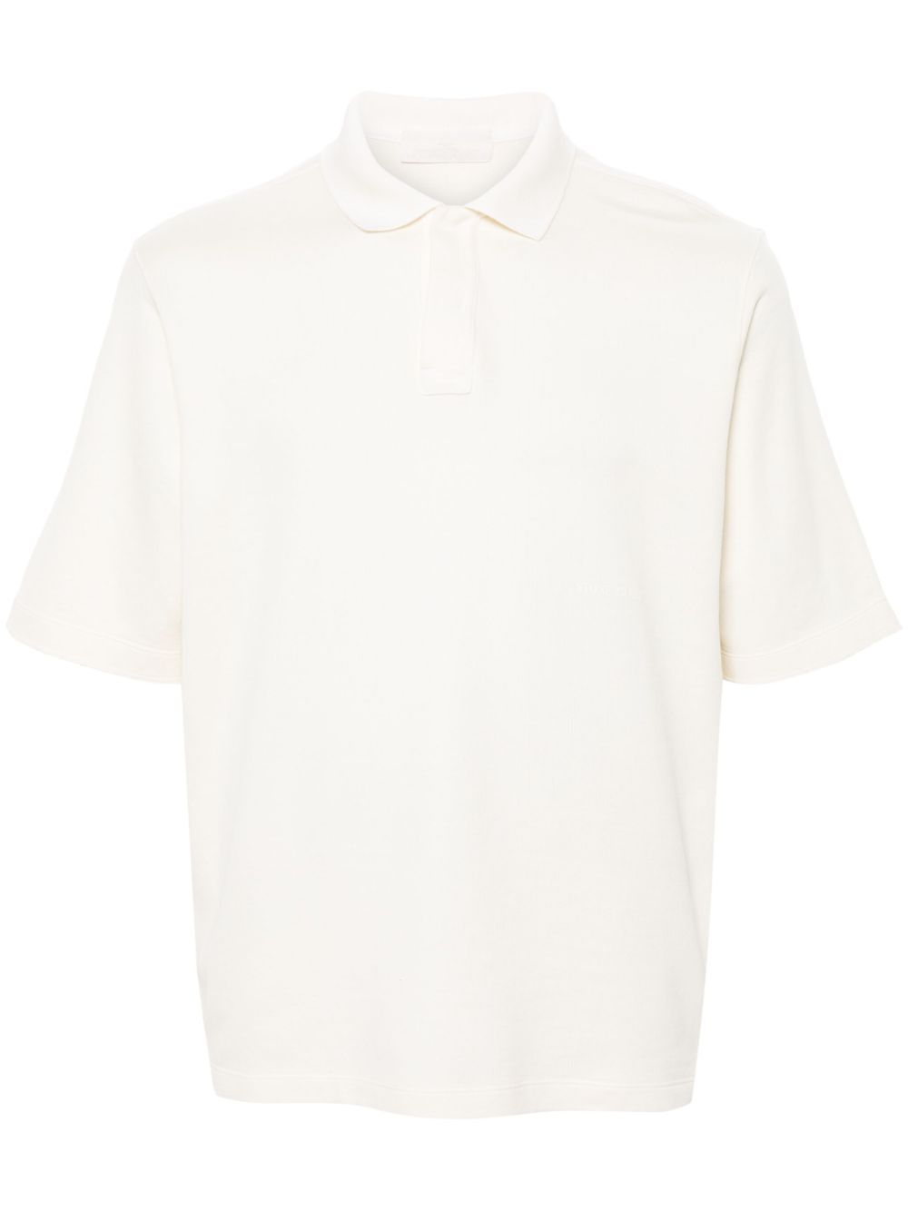 Stone Island logo印花polo衫 - 中性色