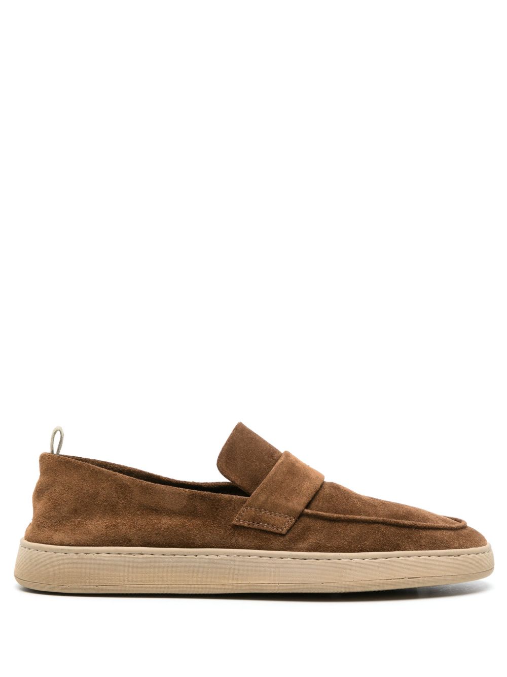 Officine Creative Herbie 001 绒面皮乐福鞋 - 褐色