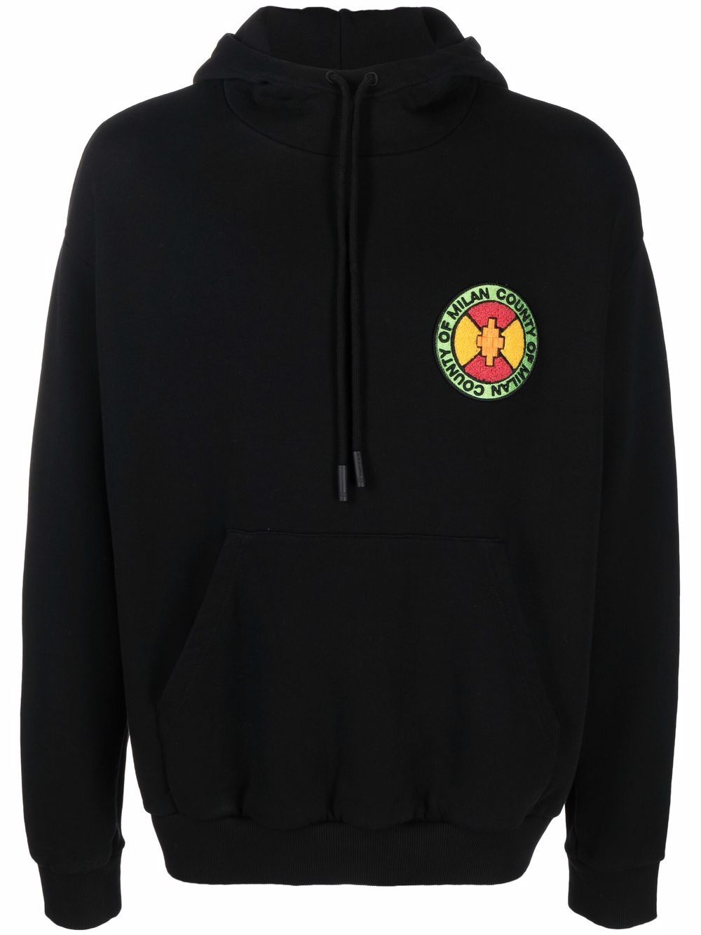 Marcelo Burlon County of Milan County Park 贴花连帽衫 - 黑色
