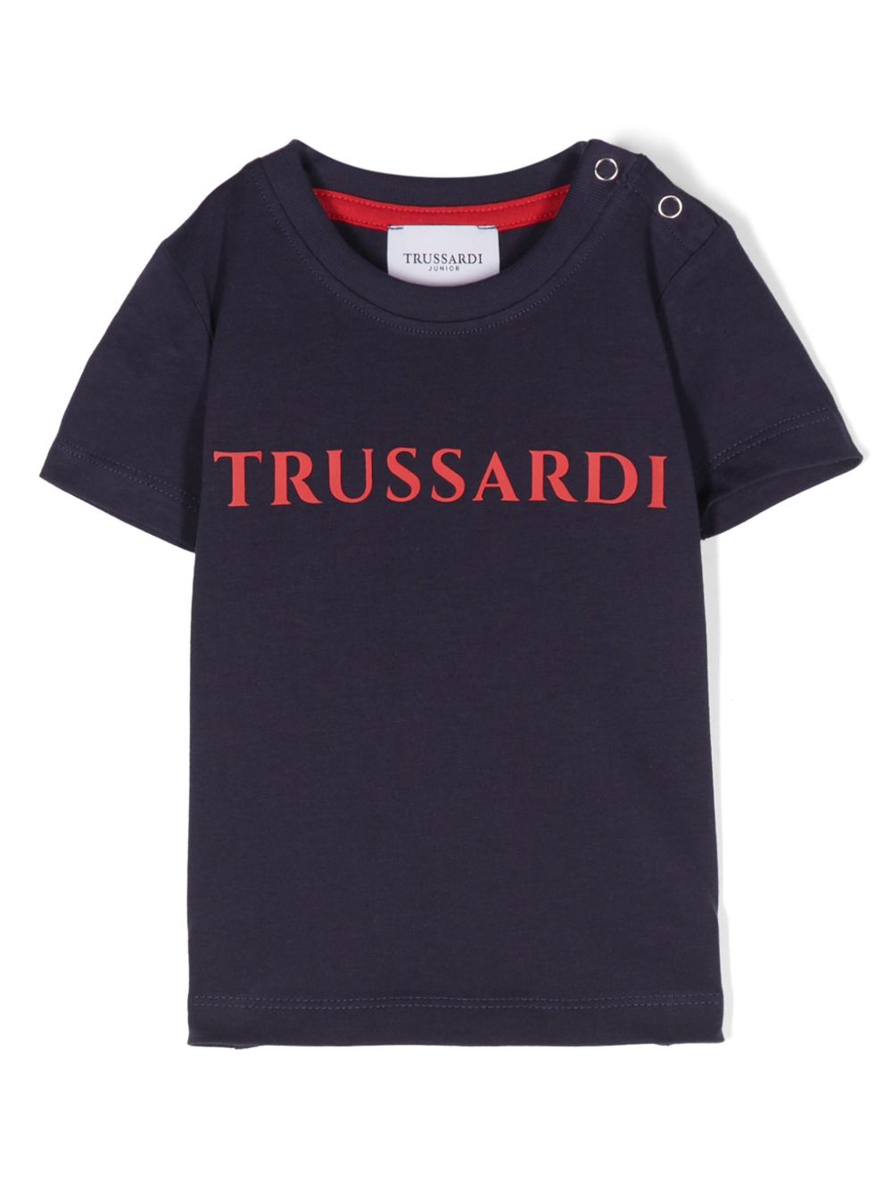 TRUSSARDI JUNIOR 橡胶logo T恤 - 蓝色
