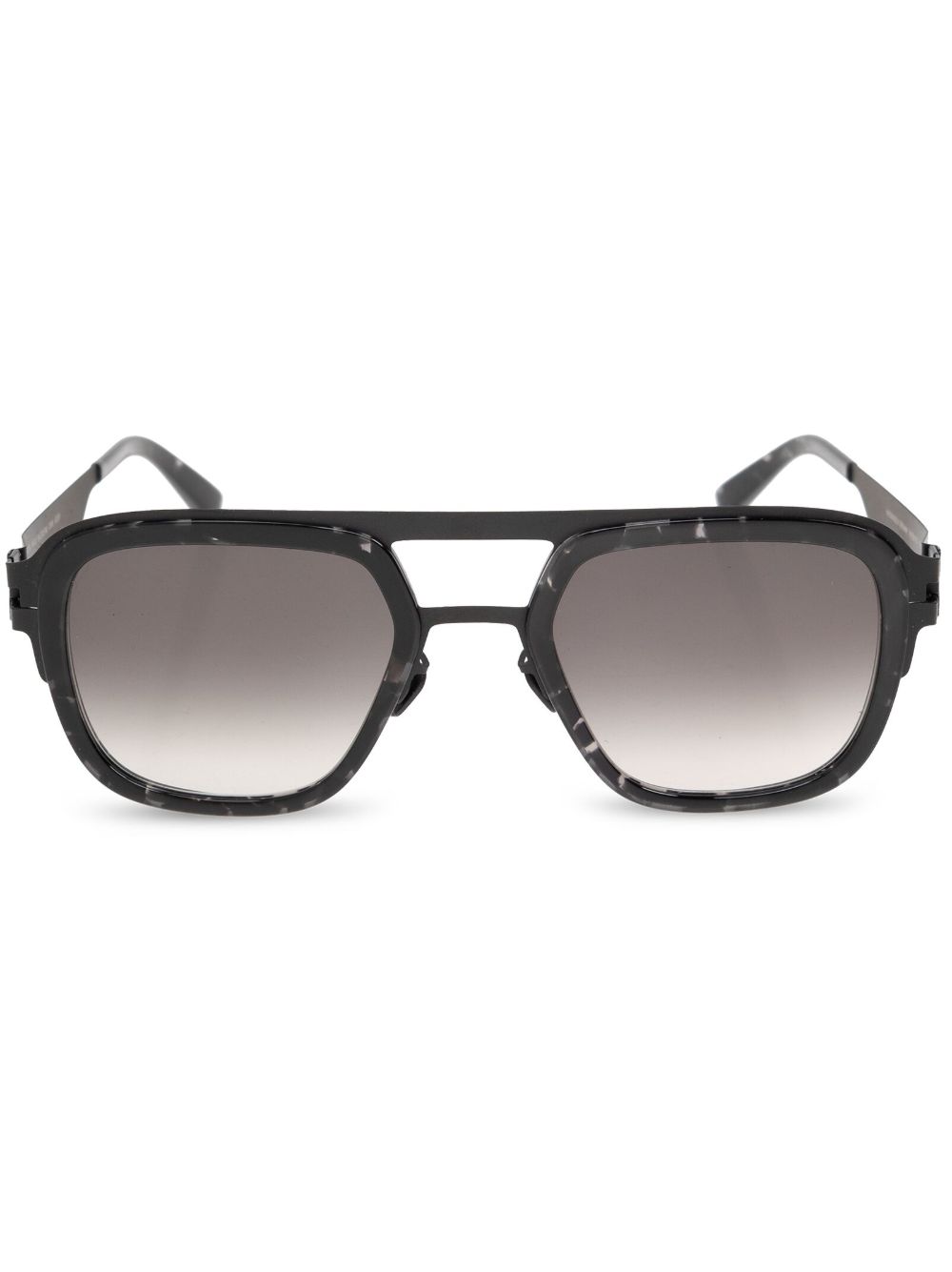 Mykita Knox 飞行员镜框太阳眼镜 - 黑色