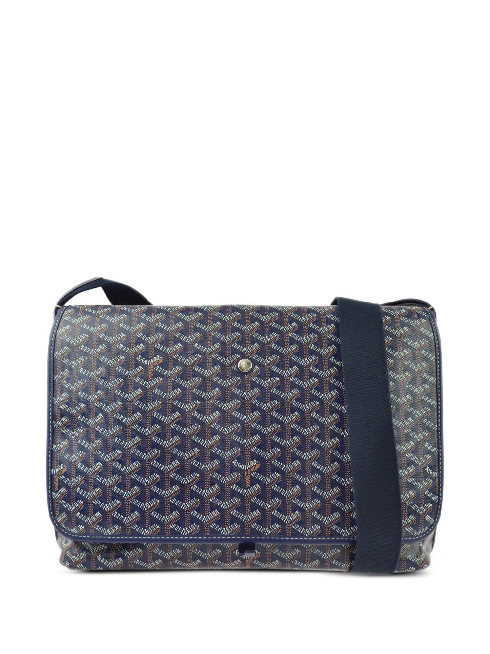 Goyard Pre-Owned Capetien MM 邮差包（1990-2000年代典藏款） - 蓝色
