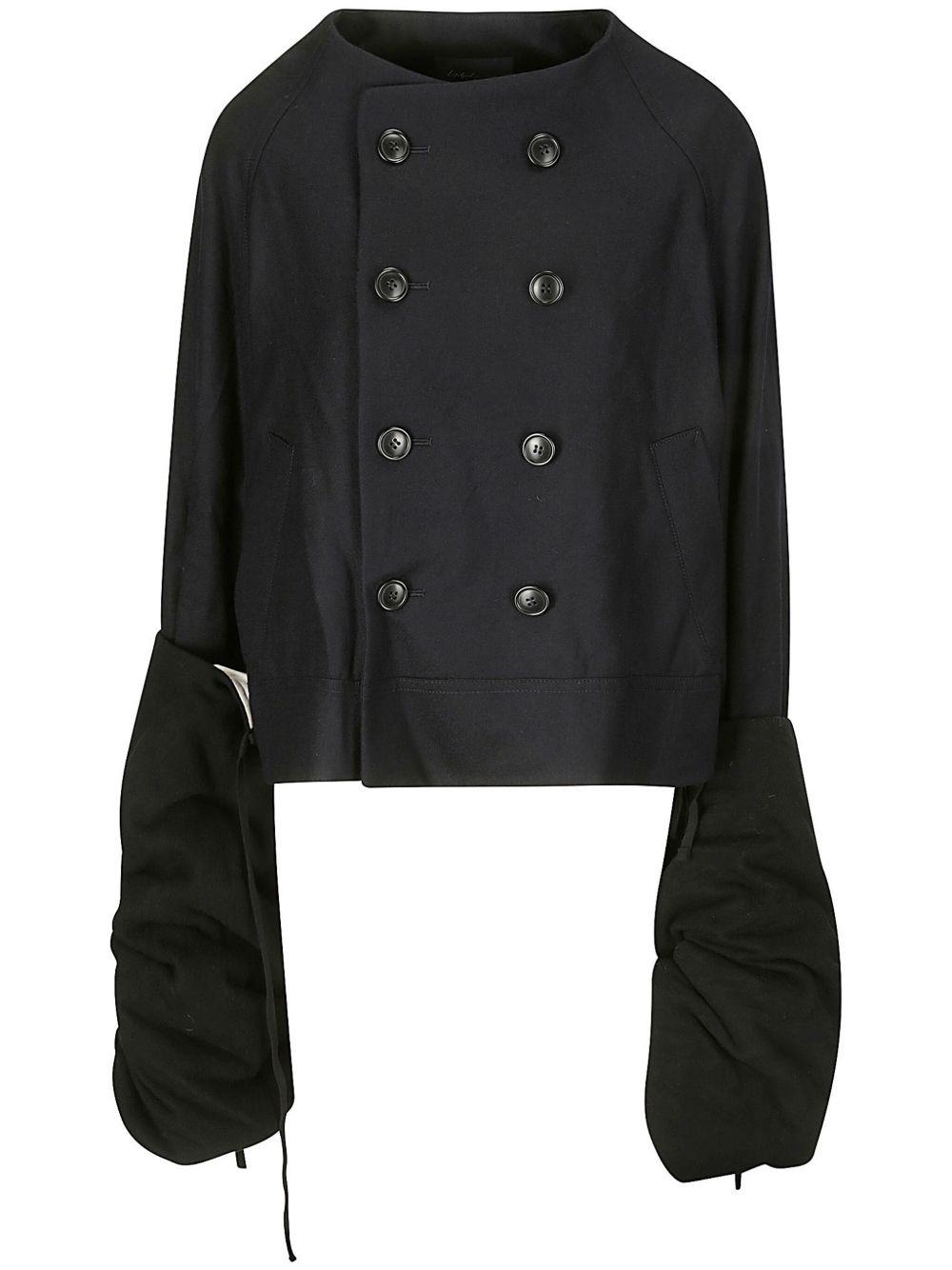 Yohji Yamamoto R-short 夹克 - 蓝色