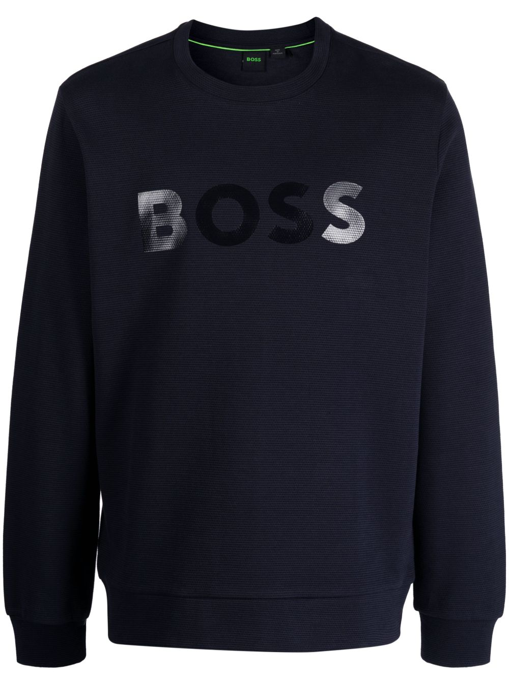 BOSS Salbo Mirror 棉卫衣 - 蓝色