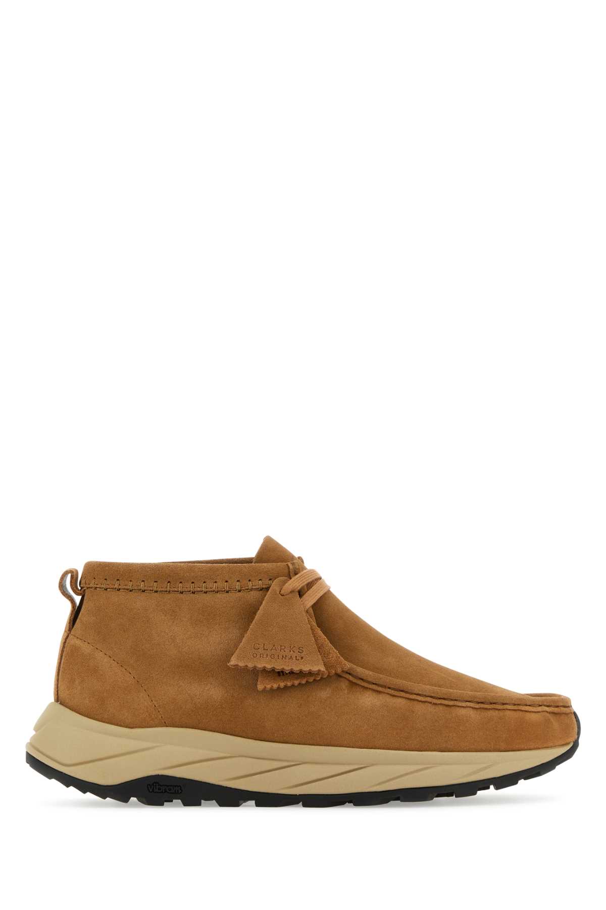 Clarks 驼色磨砂皮Wallabee Eden短靴