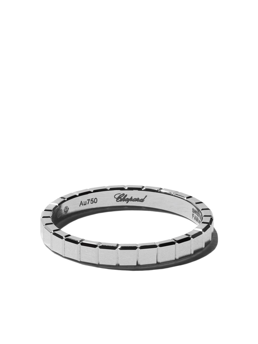 Chopard 18k白金Ice Cube Pure戒指 - 银色