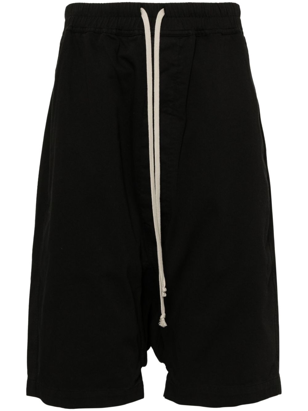 Rick Owens DRKSHDW 抽绳短裤 - 黑色