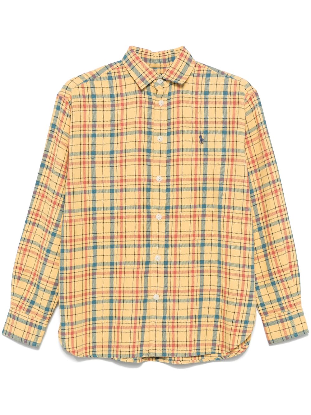 Polo Ralph Lauren 格纹衬衫 - 黄色