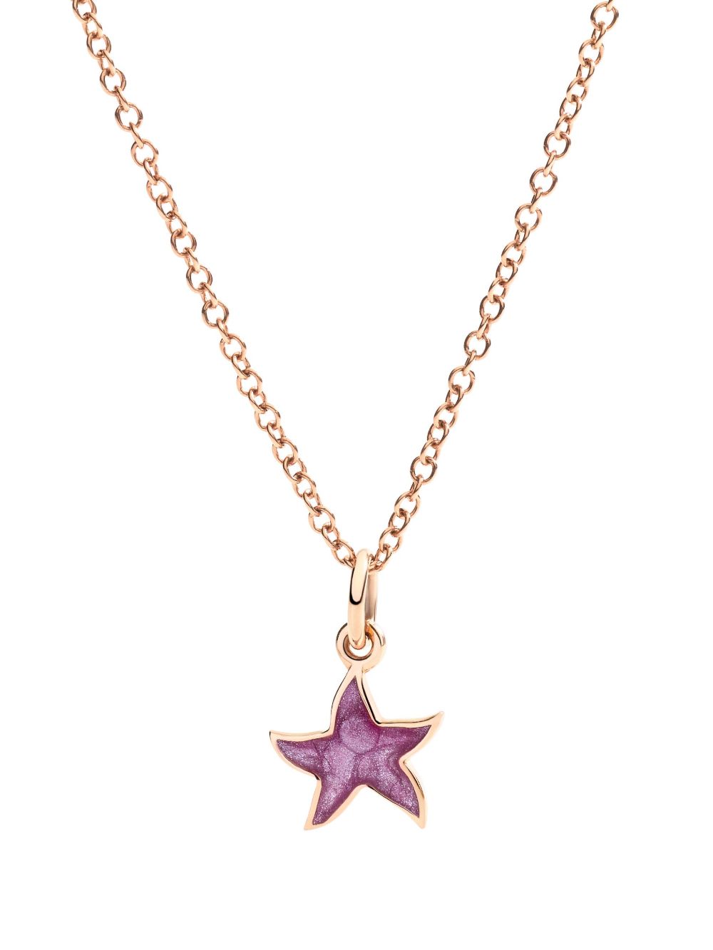 Dodo 9K玫瑰金 Stellina 吊坠 - 金色