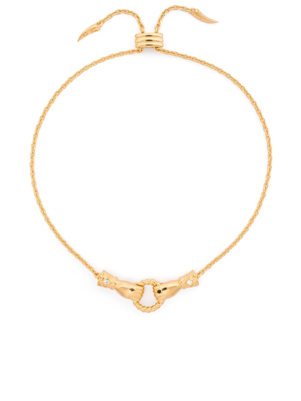 Missoma x Harris Reed In Good Hands bracelet - 金色