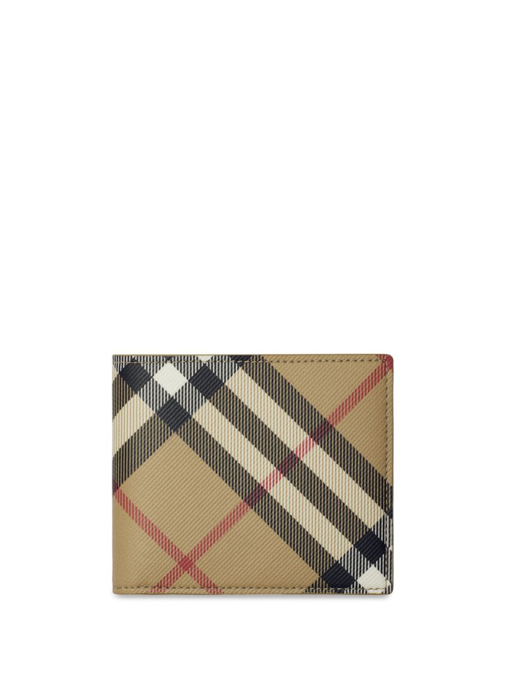 Burberry 格纹对折钱包 - 中性色