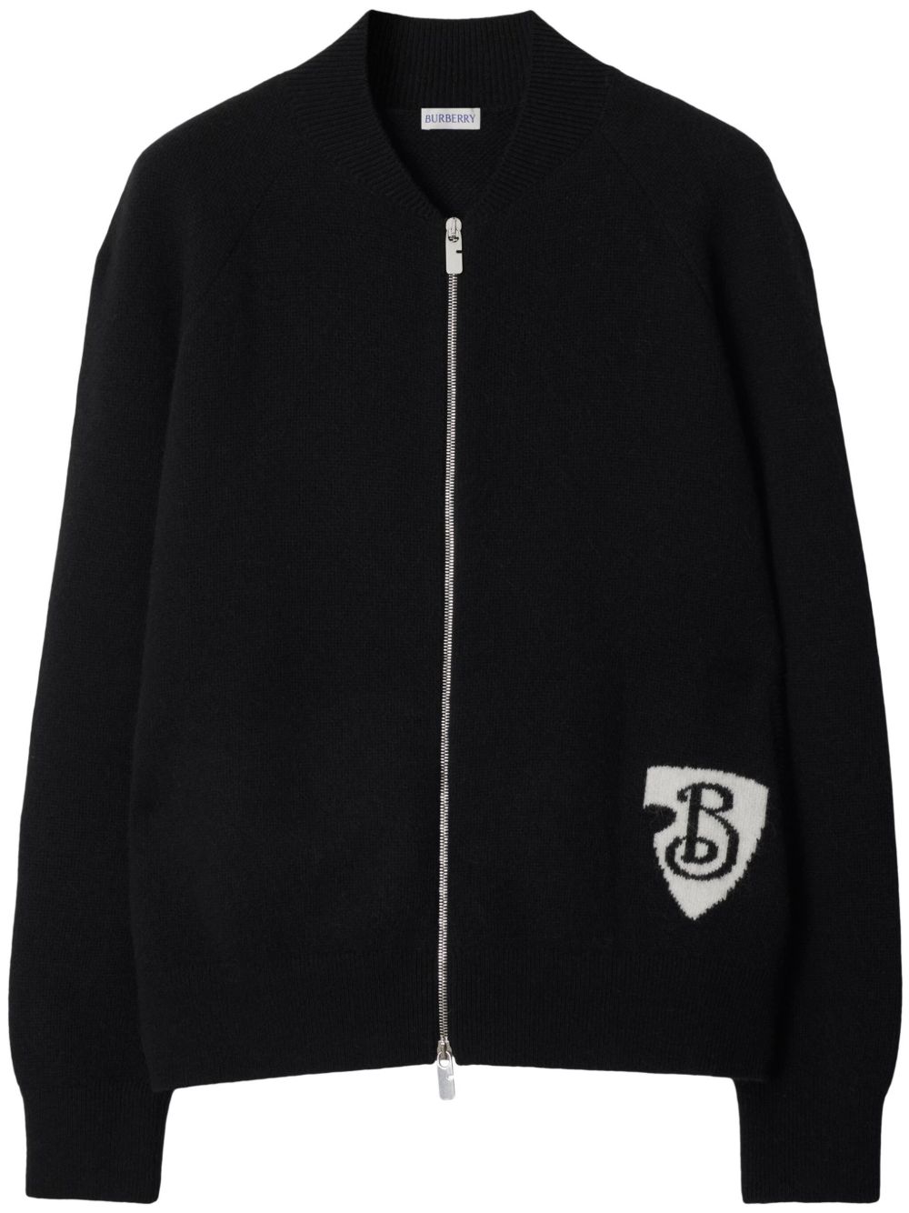 Burberry B Shield 飞行员夹克 - 黑色