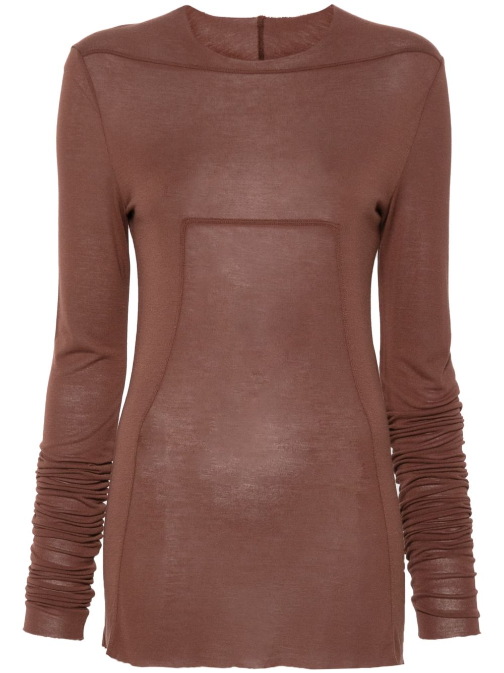Rick Owens Edfu T恤 - 褐色