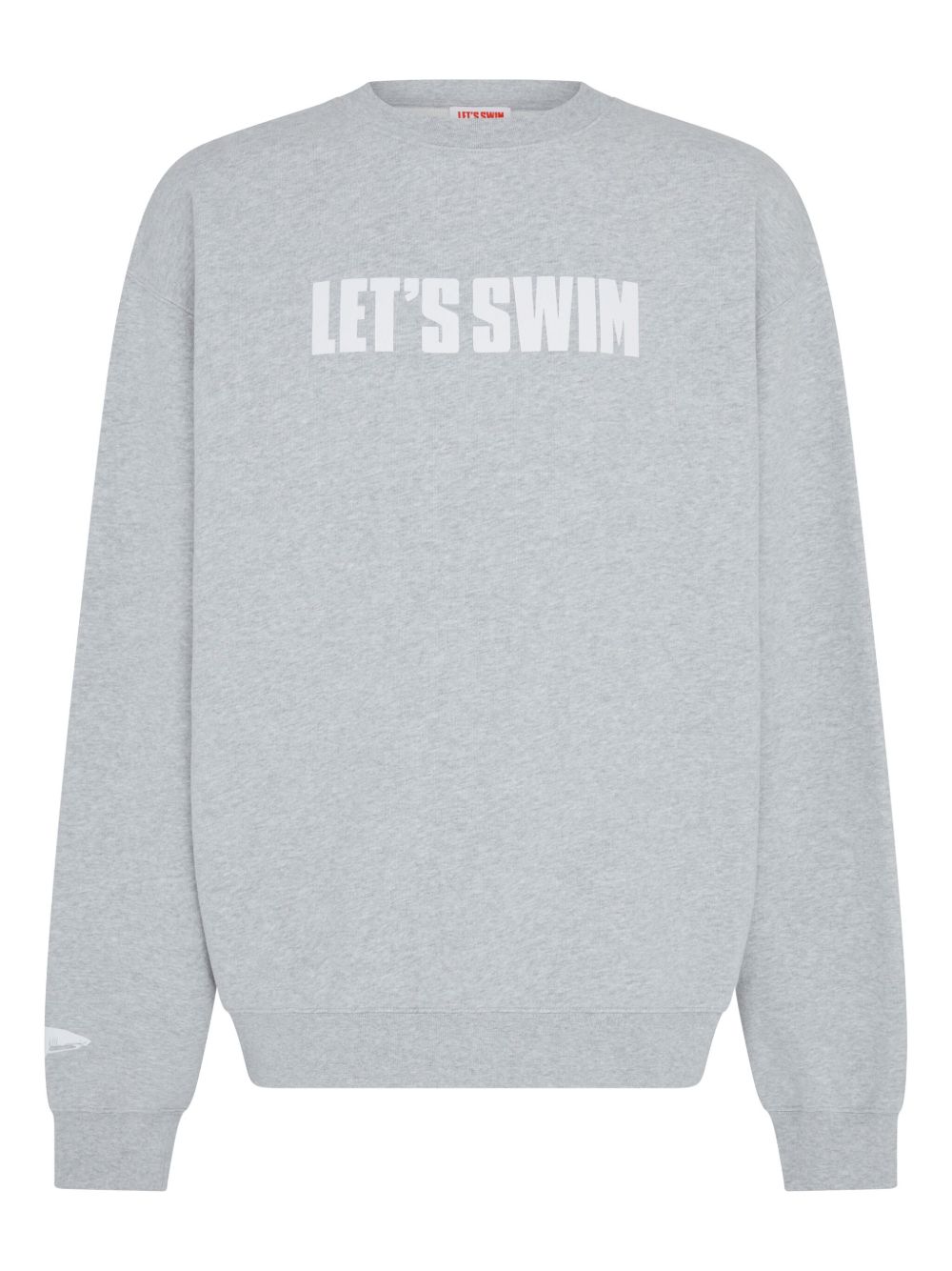 Let's Swim logo印花卫衣 - 灰色