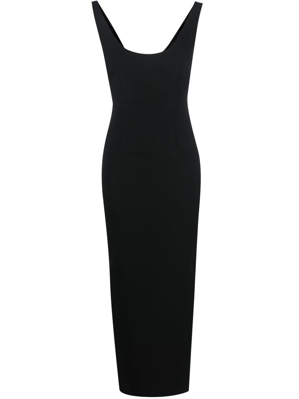 The New Arrivals Ilkyaz Ozel 无袖铅笔连衣裙 - 黑色