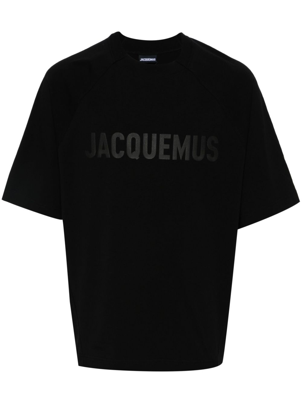 Jacquemus Le T-shirt Typo 棉上衣 - 黑色
