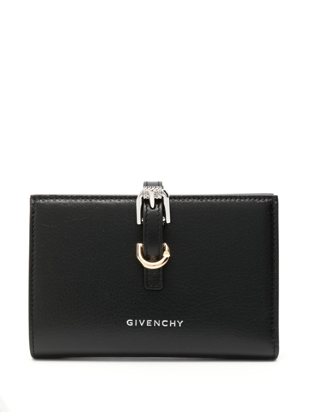 Givenchy Voyou 对折皮质钱包 - 黑色