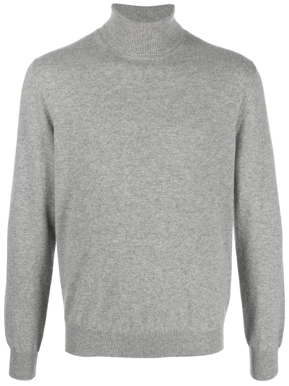 Corneliani 高领羊绒毛衣 - 灰色