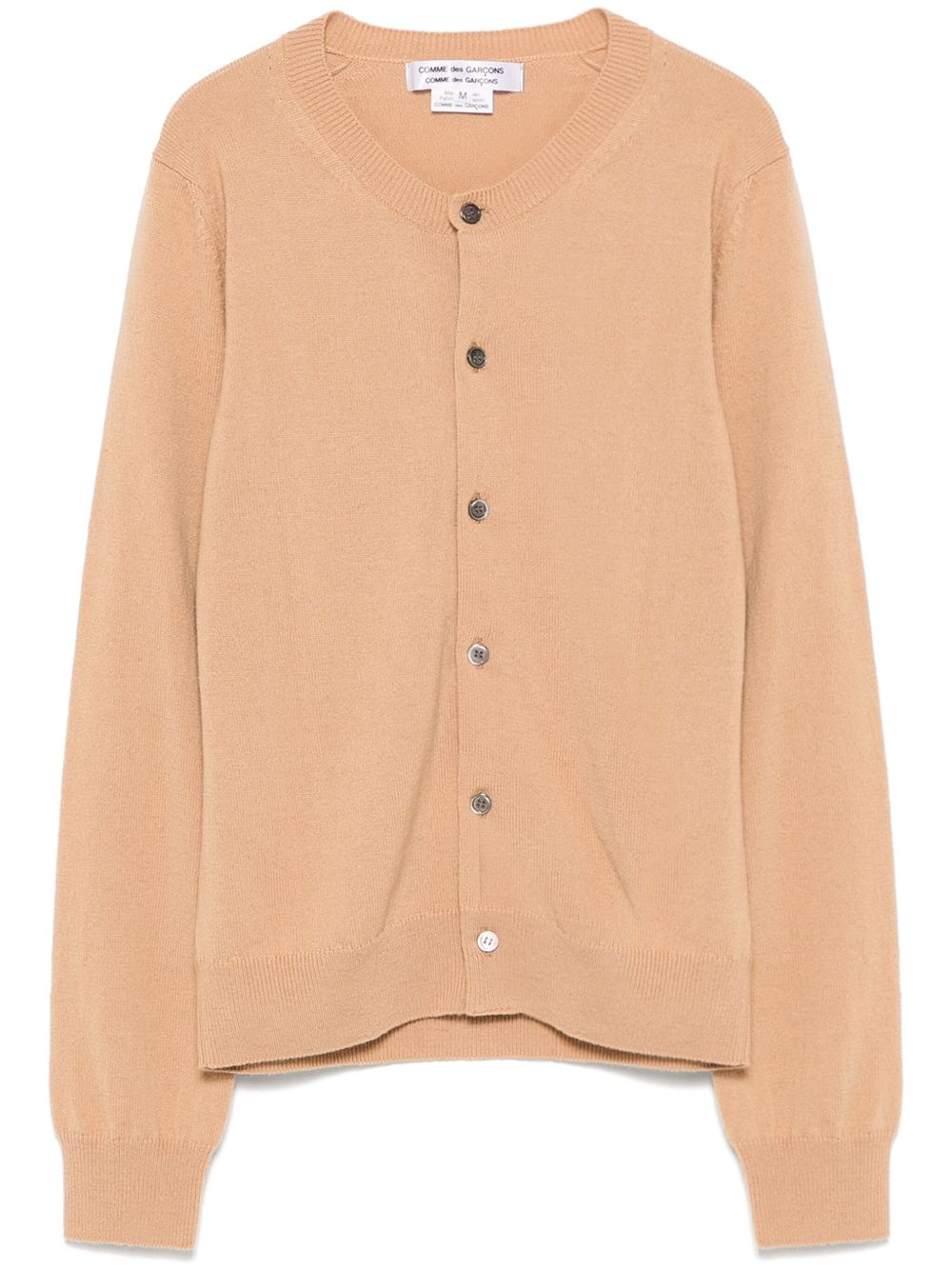 Comme Des Garçons Comme Des Garçons 羊绒开衫 - 褐色